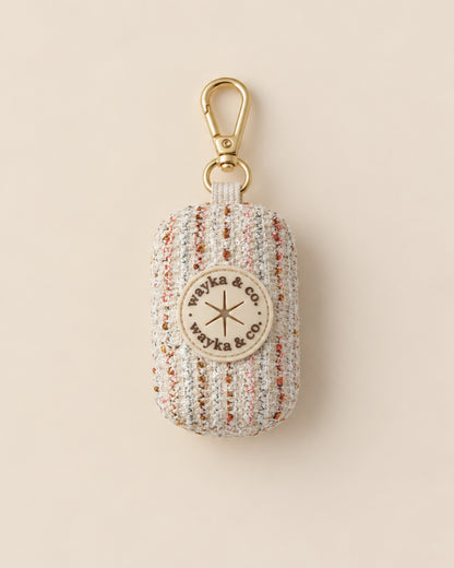 Tweed Poop Bag Holder